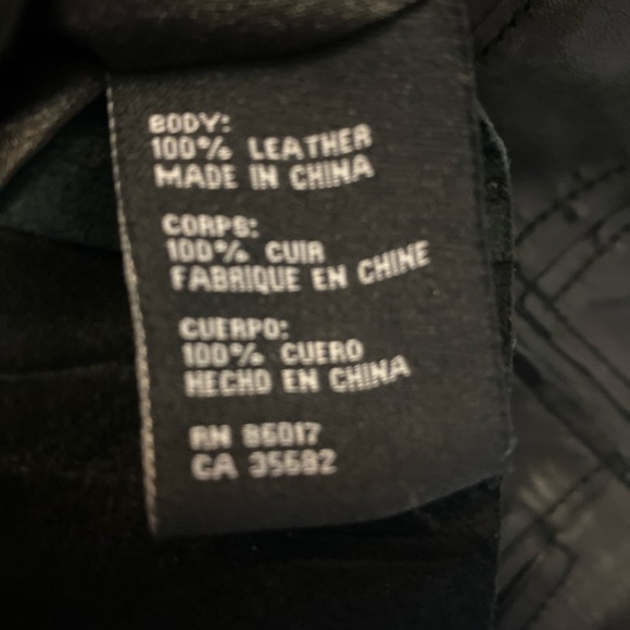 Soft leather zip up jacket - Picture 9 of 12